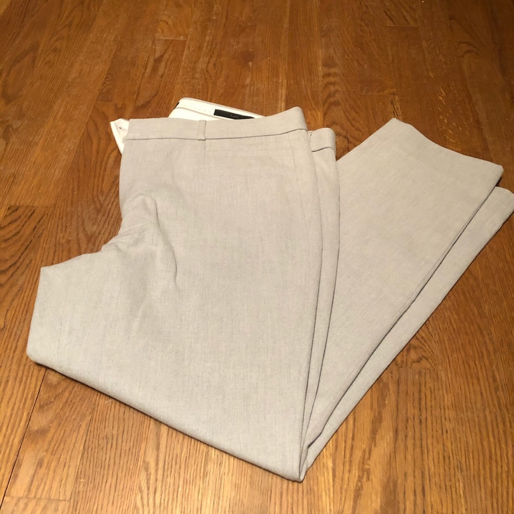 Banana‎ Republic Sloan Light Gray Tailored Career Dress Pants Womens Size 12